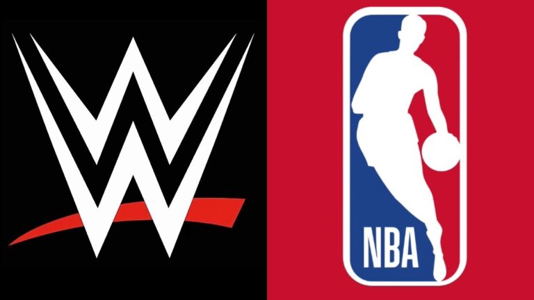 WWE & NBA logos
