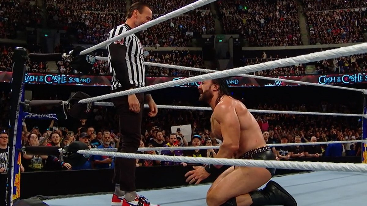 CM Punk Costs Drew McIntyre At WWE Clash At The Castle 2024