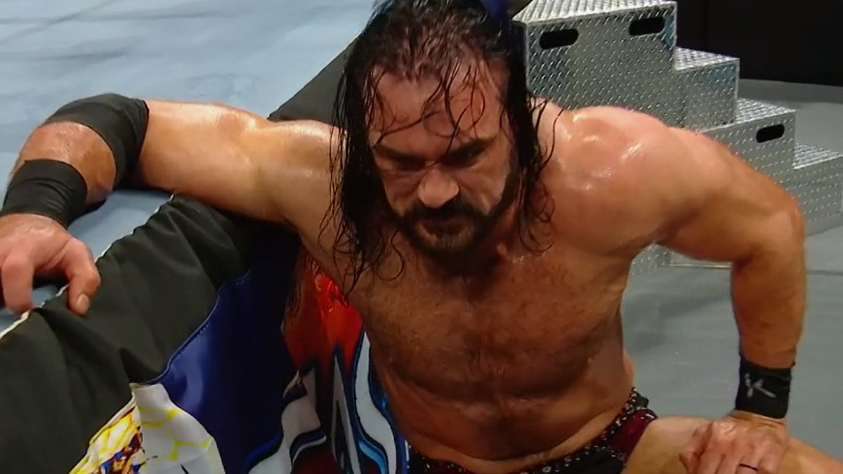 Unseen Footage Of Drew Mcintyre After Cm Punk Interfered At Wwe Clash