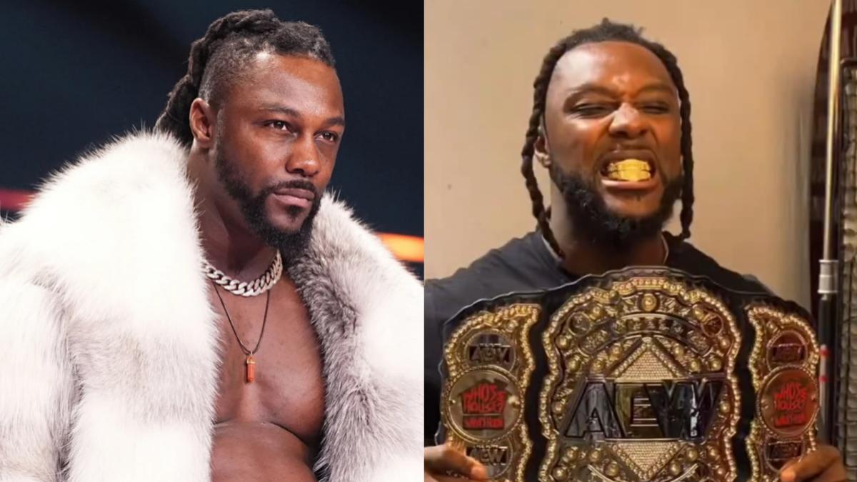 Swerve Strickland Reveals Custom AEW World Championship Grillz