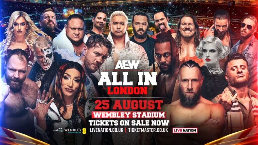 AEW Stars Replaced For New All In London 2024 Poster WrestleTalk