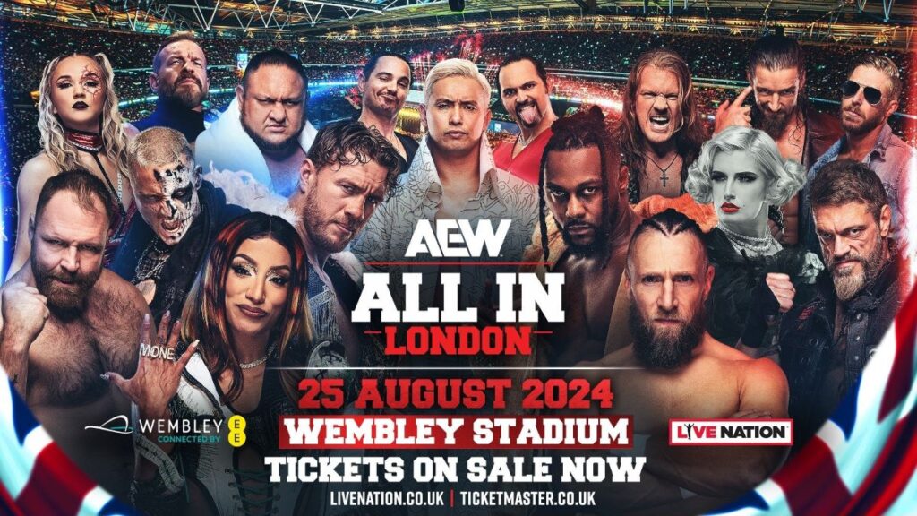 AEW Stars Replaced For New All In London 2024 Poster WrestleTalk