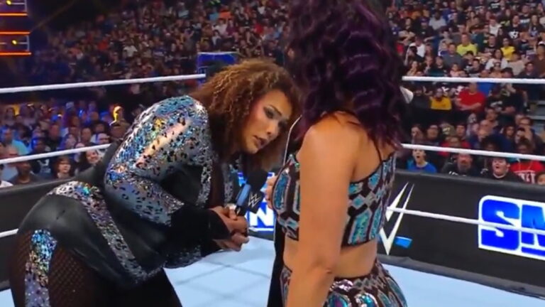 WWE stars Bayley and Nia Jax