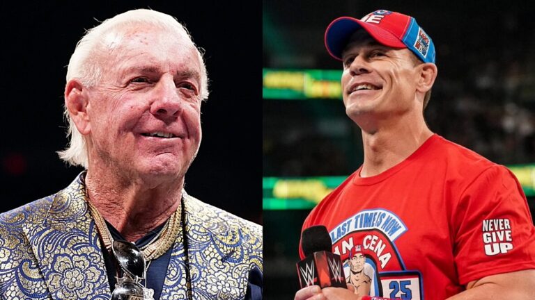 WWE Hall of Famer Ric Flair and John Cena