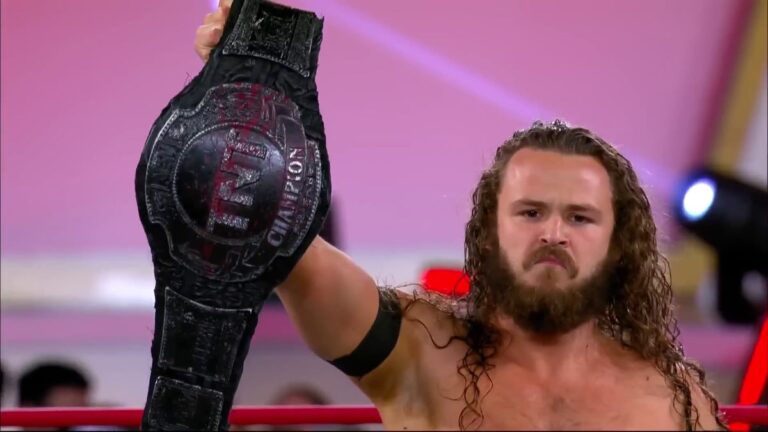 Jack Perry with the new TNT Championship