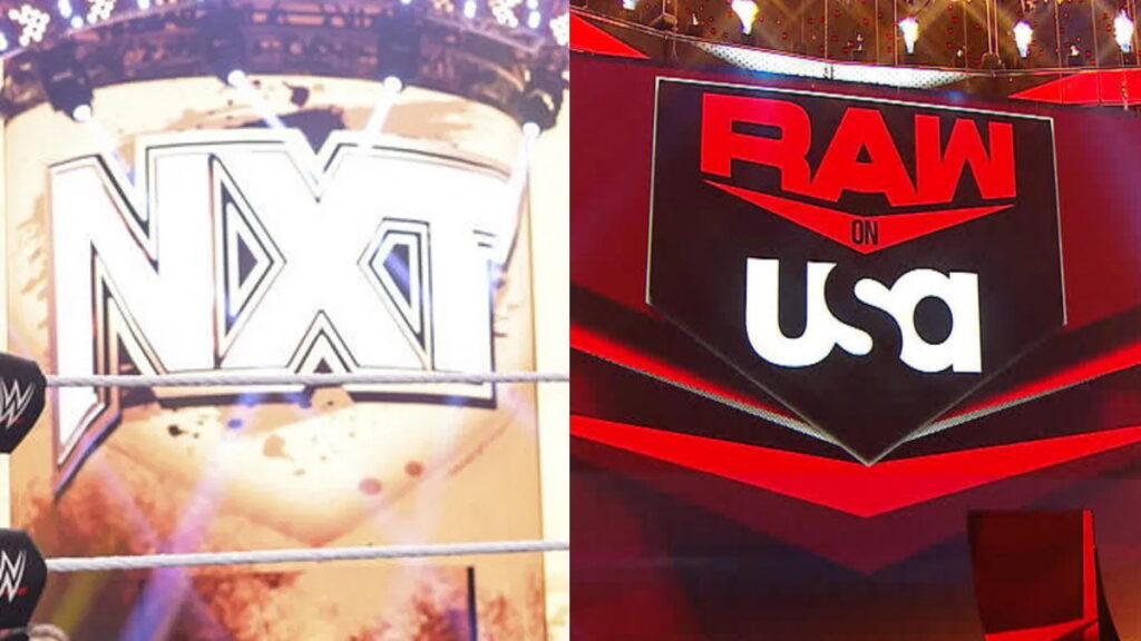 WWE Raw and NXT logos