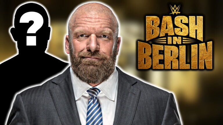 Triple H and the WWE Bash in Berlin logo