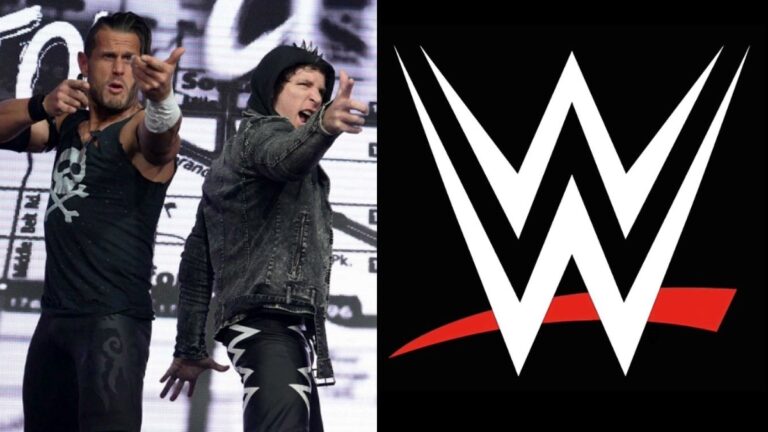 Motor City Machine Guns and WWE logo