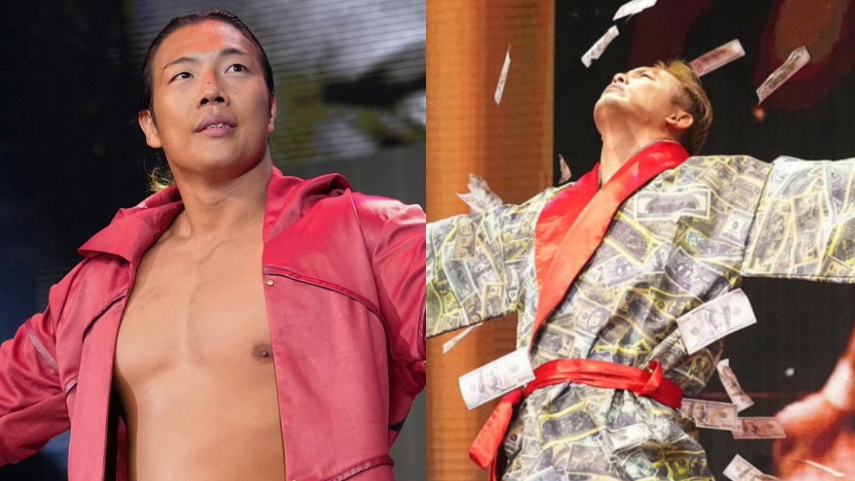AEW's Konosuke Takeshita and Kazuchika Okada