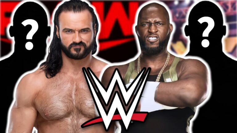 WWE stars Drew McIntyre and Omos