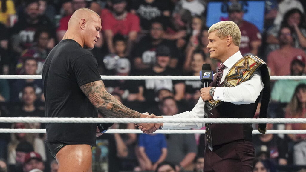 WWE stars Cody Rhodes and Randy Orton