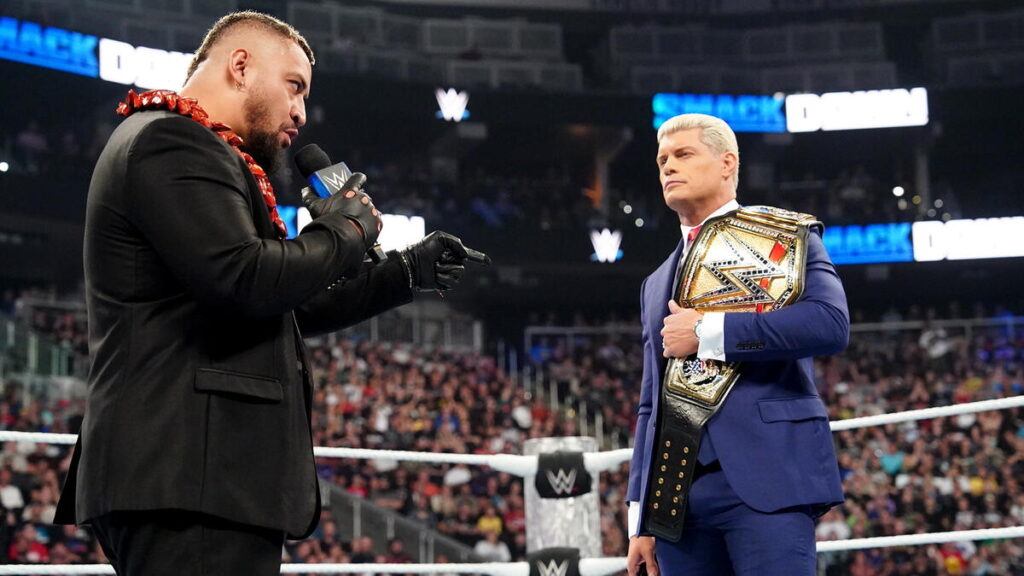 WWE SmackDown stars Solo Sikoa and Cody Rhodes