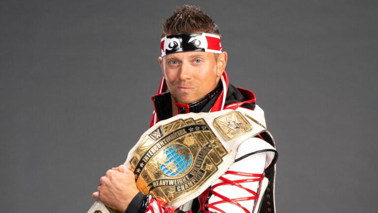 The Miz with the WWE Intercontinental Championship