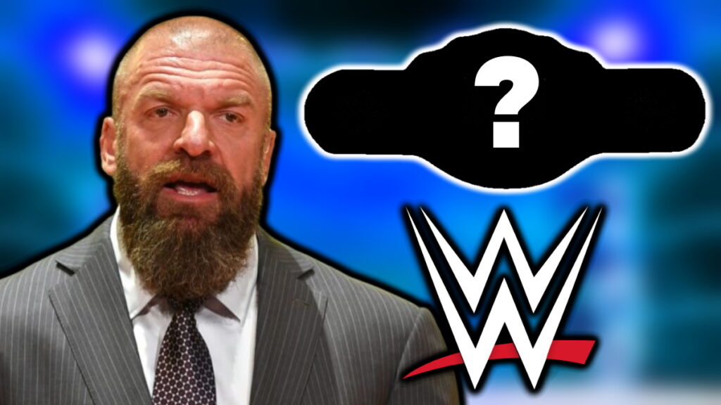 WWE logo, Triple H and a new championship