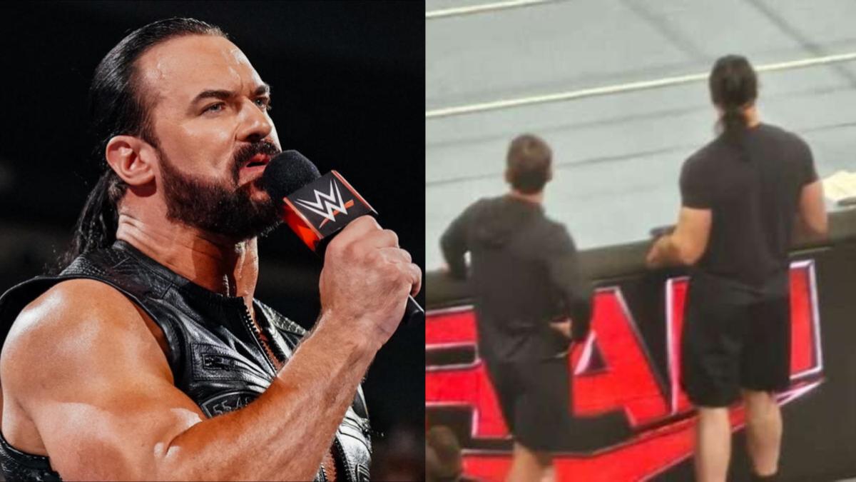 WWE's Drew McIntyre talks to CM Punk about a leaked photo of him