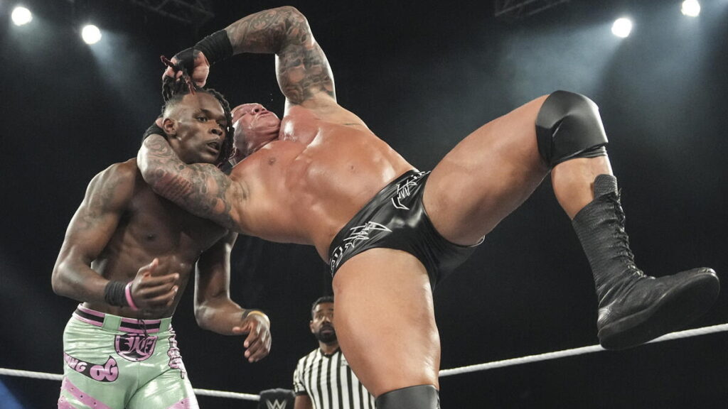 WWE stars Randy Orton and Je'Von Evans