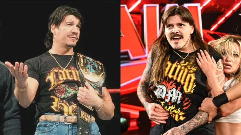 WWE Hall of Famer Eddie Guerrero and Dominik Mysterio