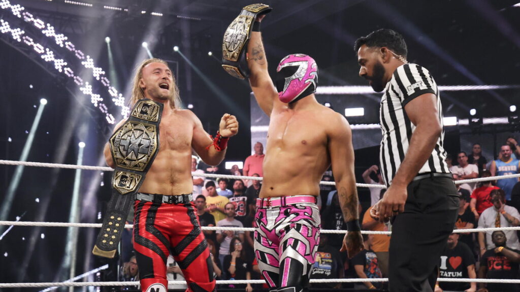 WWE tag team Nathan Frazer and Axiom - Fraziom