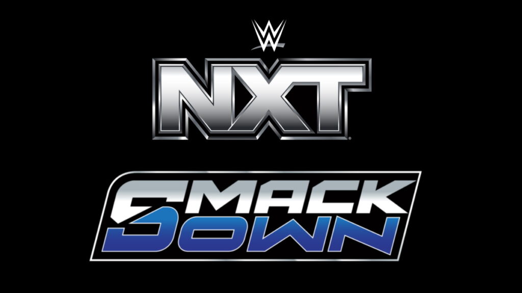 WWE NXT logo and WWE SmackDown logo