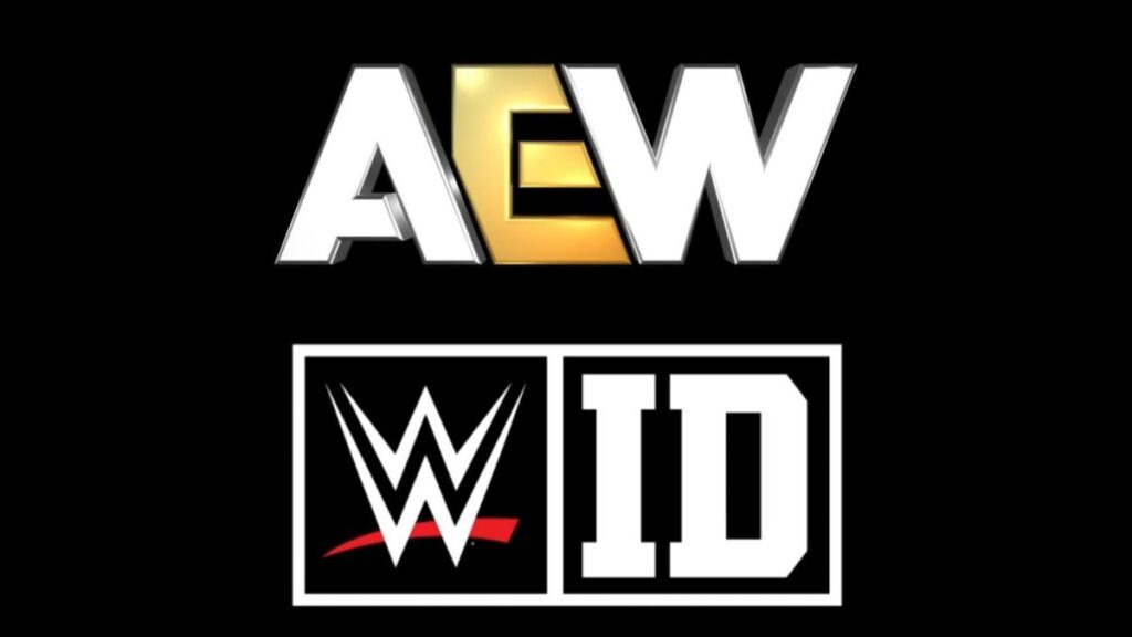 AEW logo above the WWE ID program logo