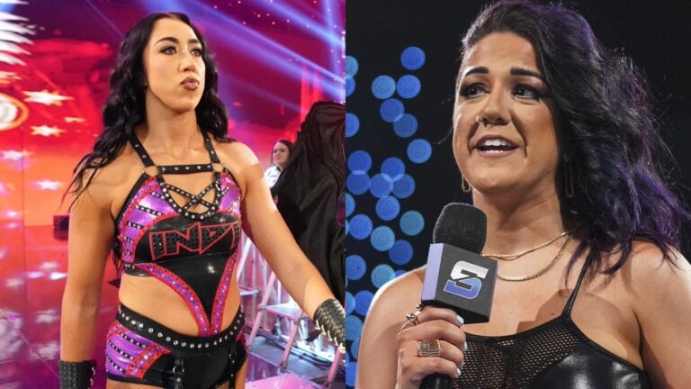 WWE stars Indi Hartwell and Bayley