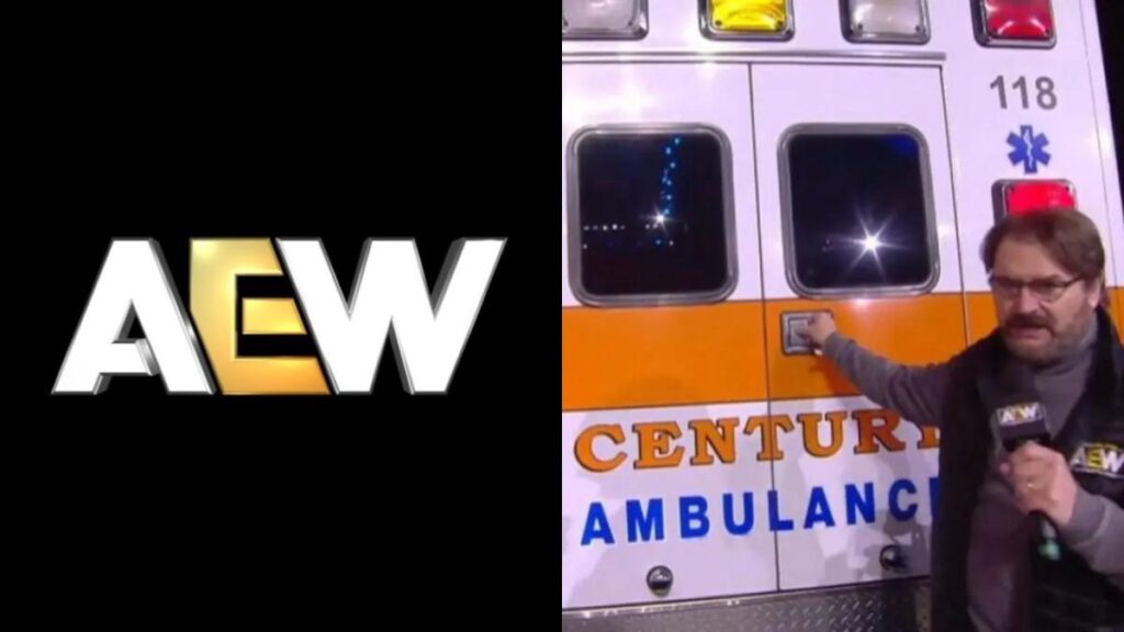 AEW logo and ambulance