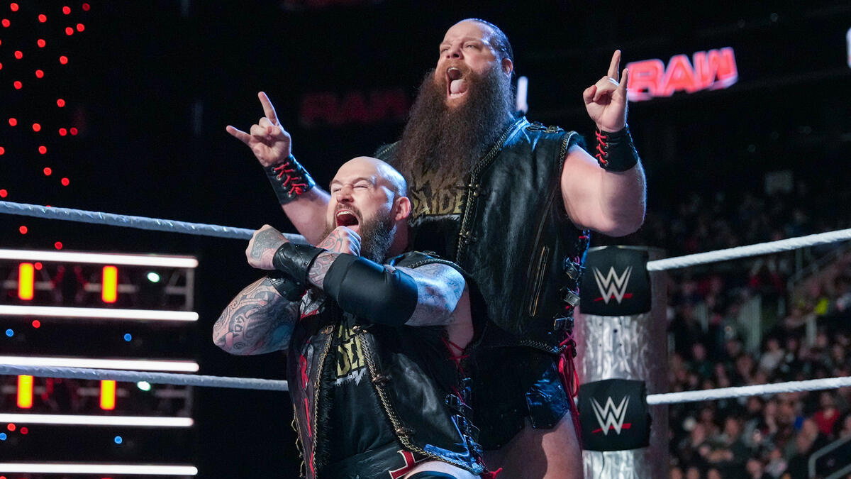 WWE stars Erik and Ivar of the War Raiders