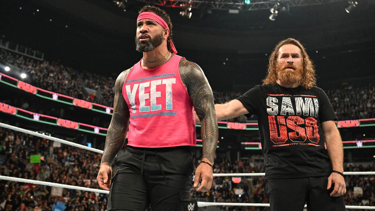 WWE stars Jey Uso and Sami Zayn