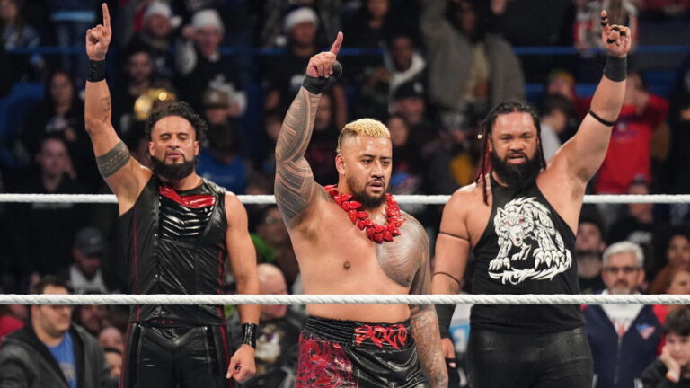 Solo Sikoa, Jacob Fatu & Tama Tonga. WWE Bloodline