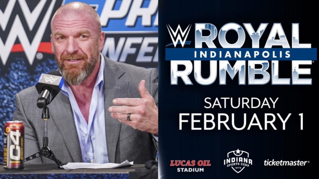 Triple H WWE Royal Rumble 2025 logo