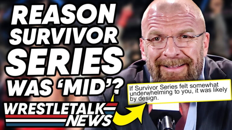 WWE Survivor Series Botch?! AEW Fight Forever Sequel? CM Punk Goes ‘Off Script’! | WrestleTalk