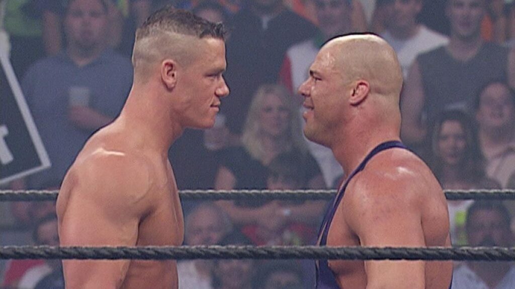 John Cena's WWE debut against Kurt Angle