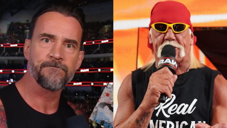 WWE star CM Punk and Hulk Hogan