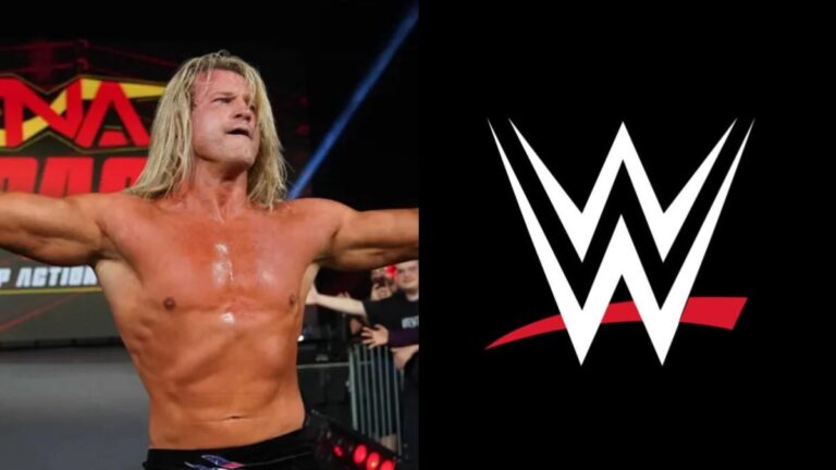 Nic Nemeth, fka Dolph Ziggler, next to a WWE logo.