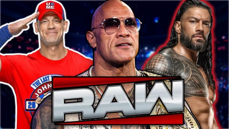 The Rock, John Cena, Roman Reigns WWE Raw on Netflix