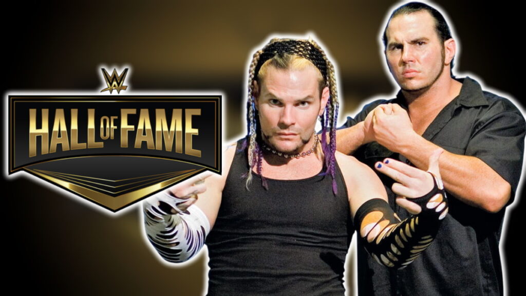WWE Hall of Fame logo with Matt & Jeff Hardy
