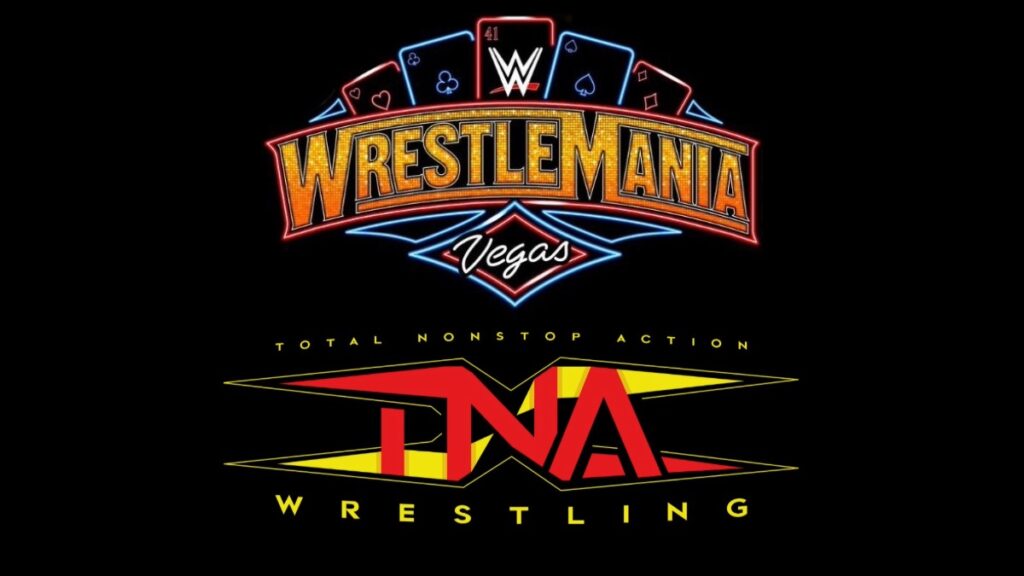 WWE WrestleMania and TNA Wrestling logo