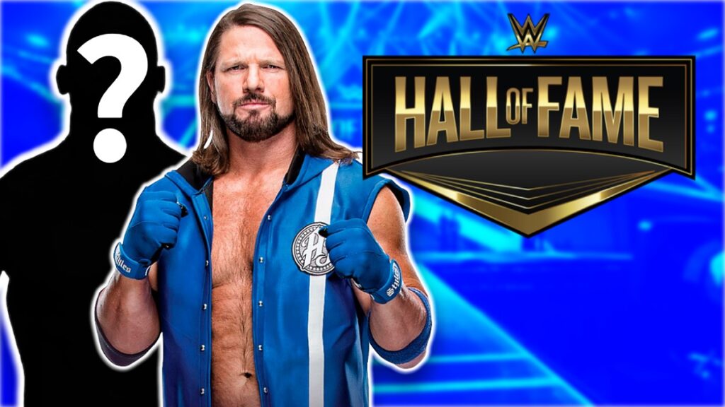 WWE Hall of Fame logo and AJ Styles