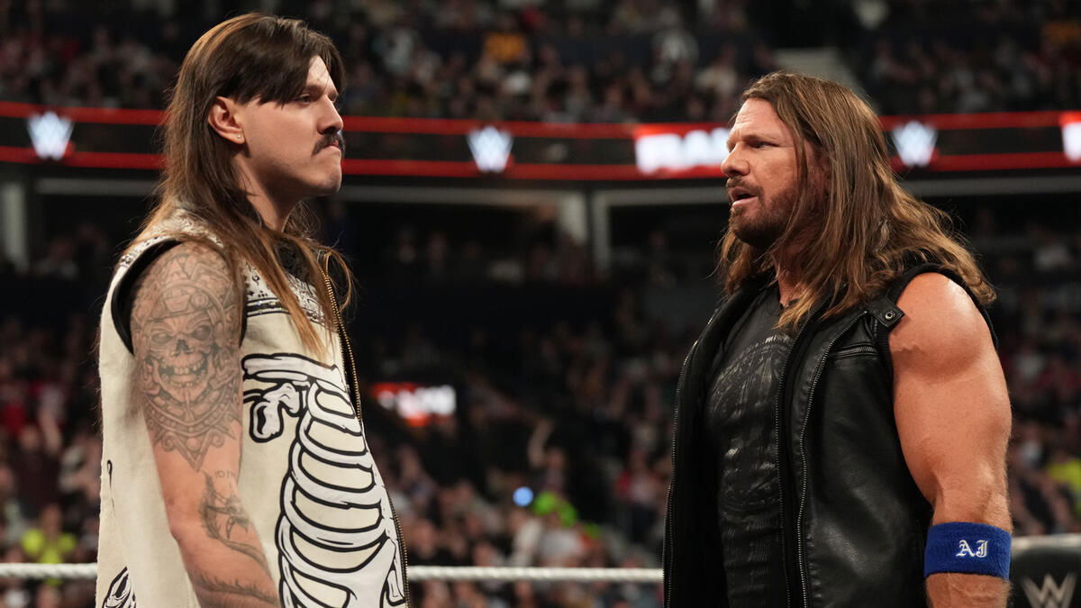 WWE stars Dominik Mysterio and AJ Styles