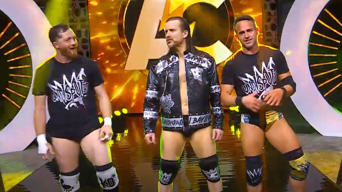AEW stars Adam Cole, Kyle O'Reilly and Roderick Strong