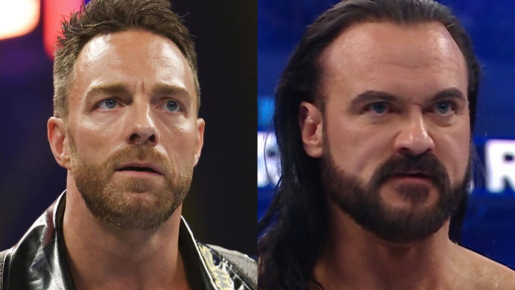 WWE stars LA Knight and Drew McIntyre