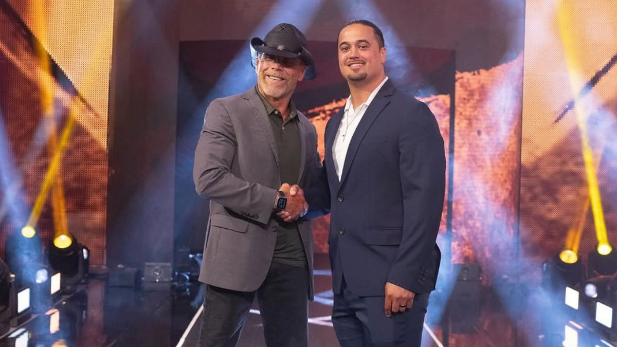 WWE NXT star Lance Anoa'i and Shawn Michaels
