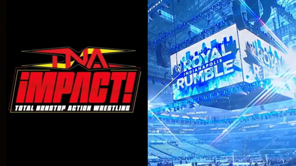 TNA Wrestling and WWE Royal Rumble logos