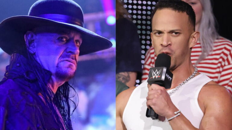 WWE stars Undertaker and Ricky Starks