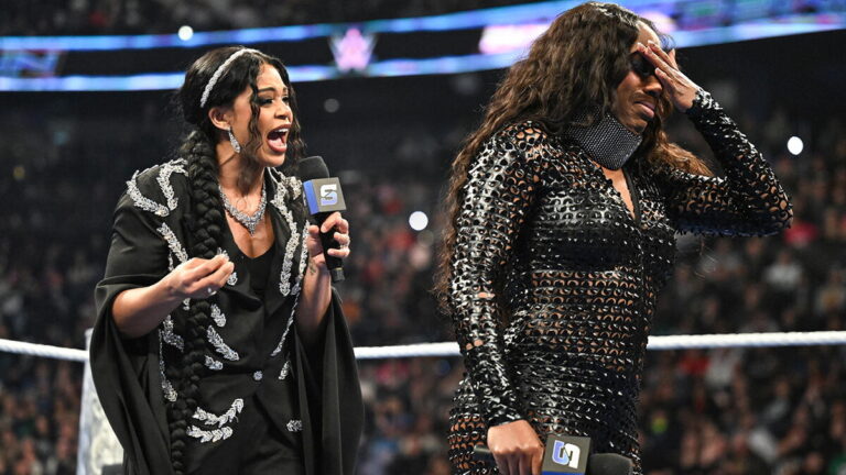 WWE stars Bianca Belair and Naomi