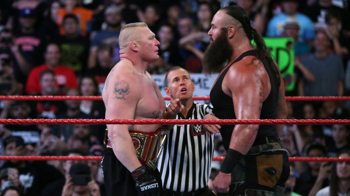 WWE stars Brock Lesnar and Braun Strowman