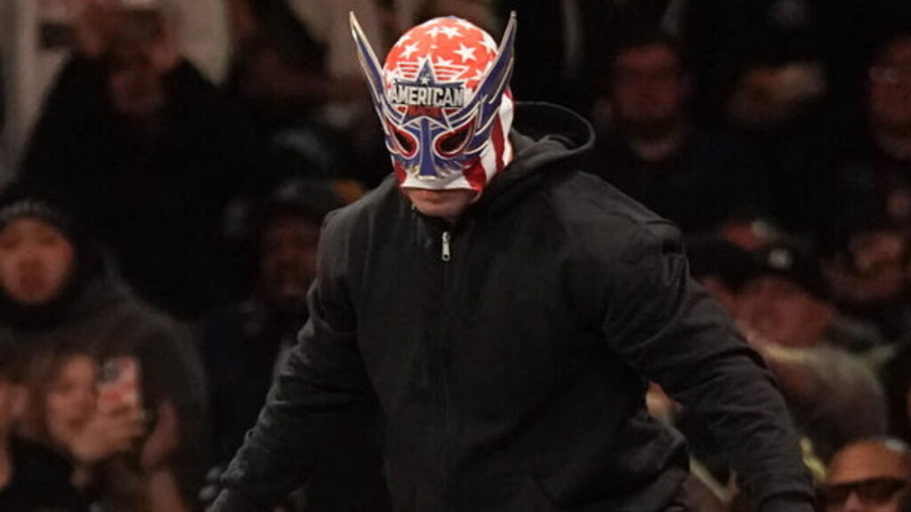 WWE luchador in American Made mask