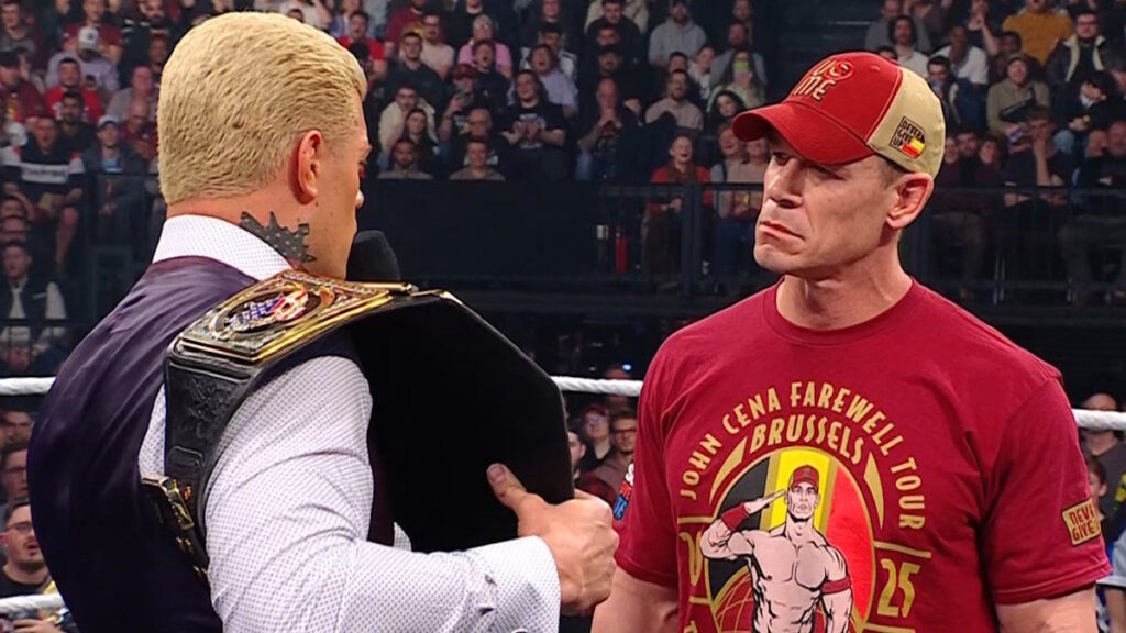 WWE Champion Cody Rhodes and John Cena
