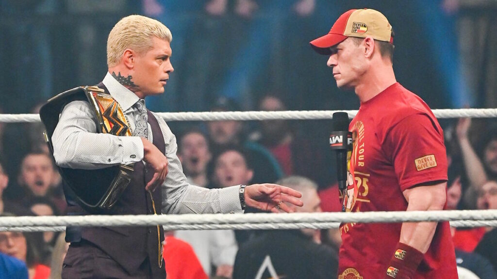 WWE Champion Cody Rhodes and John Cena
