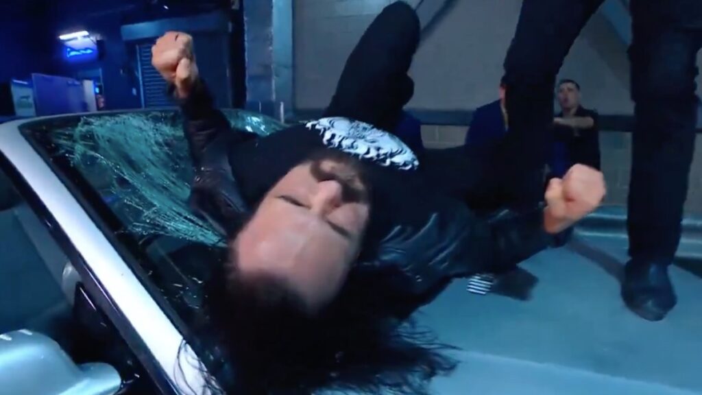 Drew McIntyre WWE SmackDown March 28 glass spot